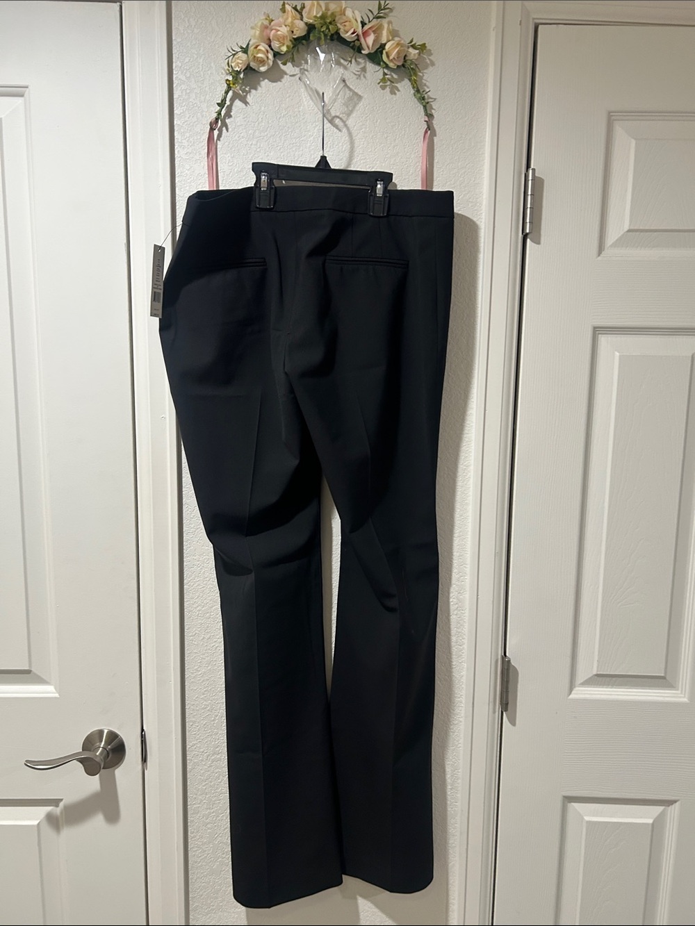 Theory Julianne Women’s Black Flared Dress Pants - Picture 8 of 9